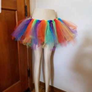 Rainbow colored tutu
